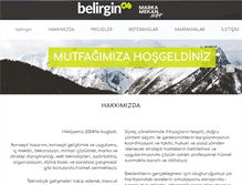 Tablet Screenshot of belirgin.com